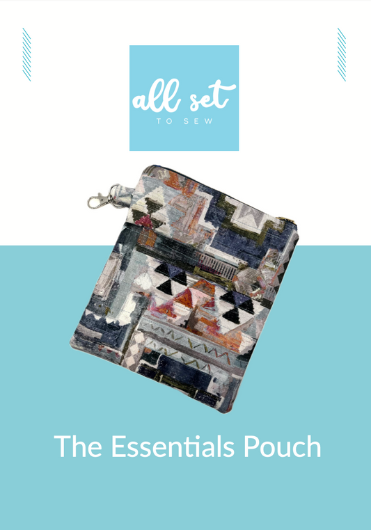 All Set to Sew - The Essentials Pouch - Printed Pattern - allsettosew