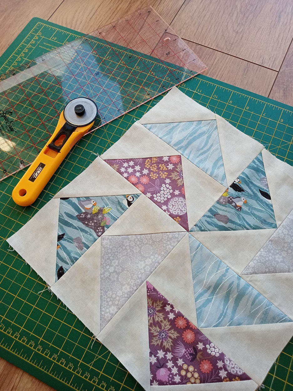 The Patchwork and Quilting Club - Block 8 by Harley (@thatcraftydafty)