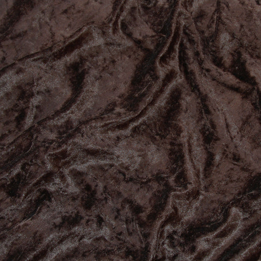 Crushed Velour / Velvet - Chocolate