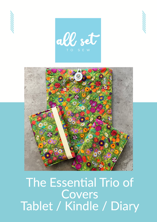 All Set to Sew - Trio of covers - Printed Pattern - allsettosew