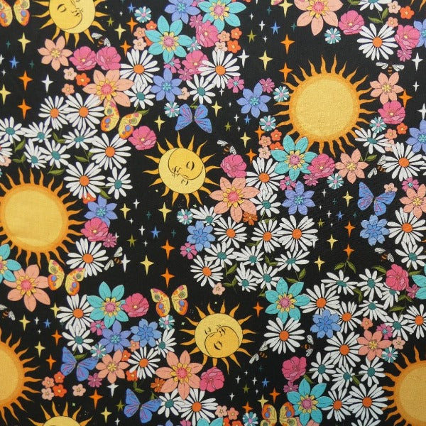 Lady McElroy - Cosmos Reflections - Viscose Challis Lawn - allsettosew